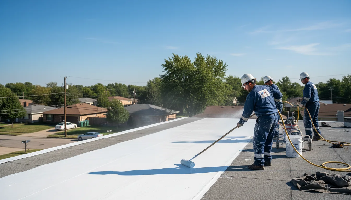 Commercial roof coating in Summerfield, LA near me